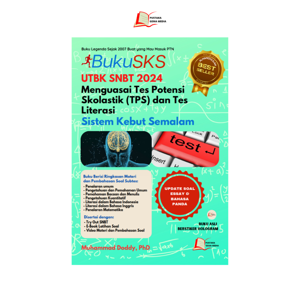 Jual Buku Sks Utbk Snbt 2024 Menguasai Tes Potensi Skolastik Tps Dan