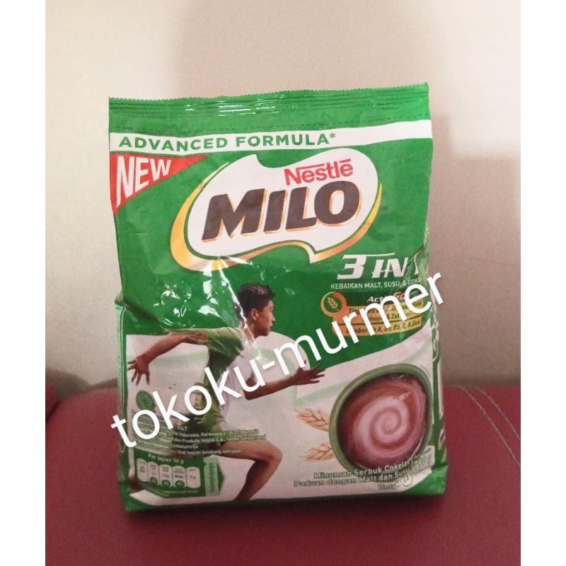 Jual Milo Activ Go 800 gram / Milo 3in1 800 gram ( Milo Kemasan Baru ...