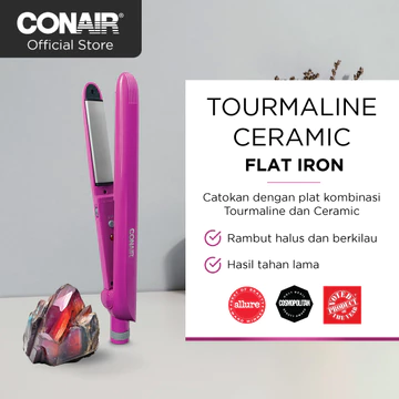 Conair Catokan Pelurus Rambut Tourmaline Ceramic 2 5cm