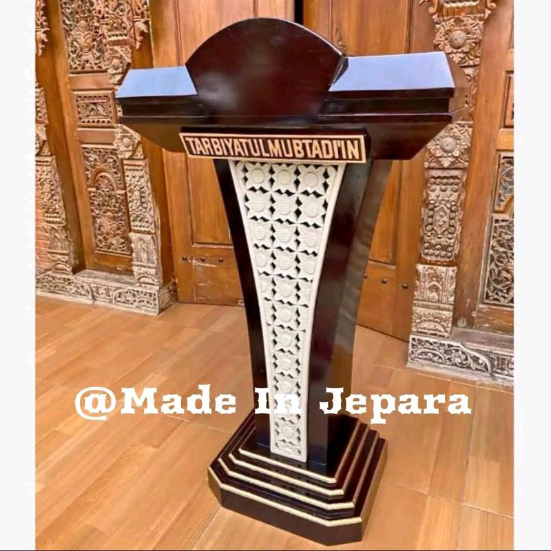 Jual Mimbar Podium Minimalis Masjid Tarbiyatul Mubtabi'in Murah ...