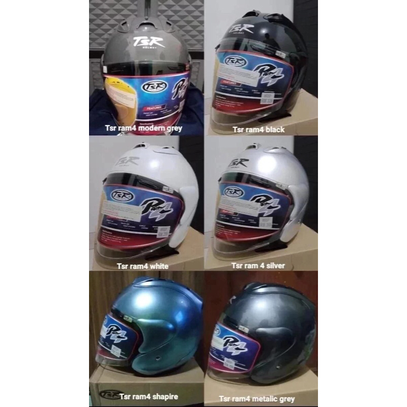 Jual Helm TSR half face Shopee Indonesia