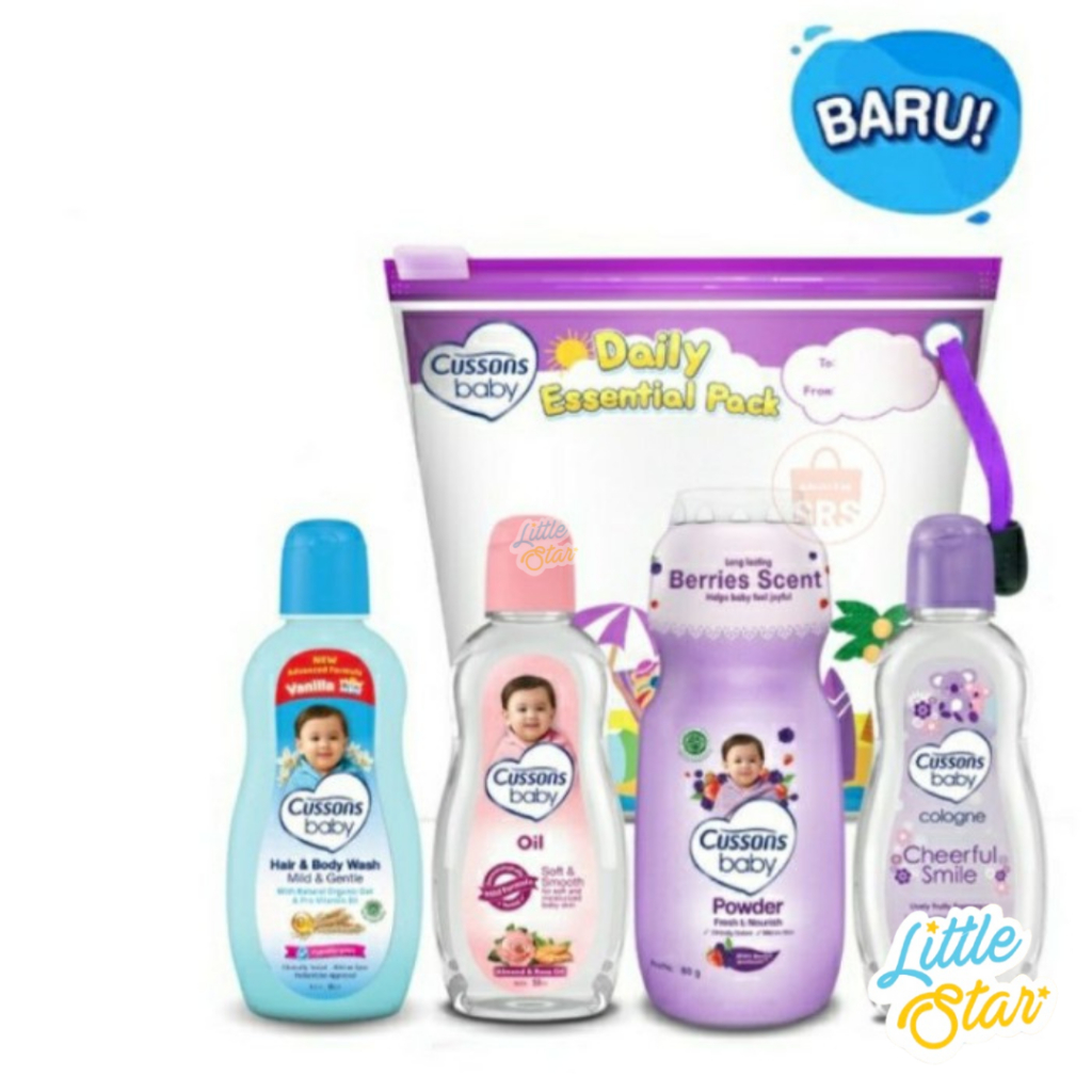 Jual 4in1 Gift Set Perlengkapan Mandi Zwitsal Mini Travel Pack Cussons ...