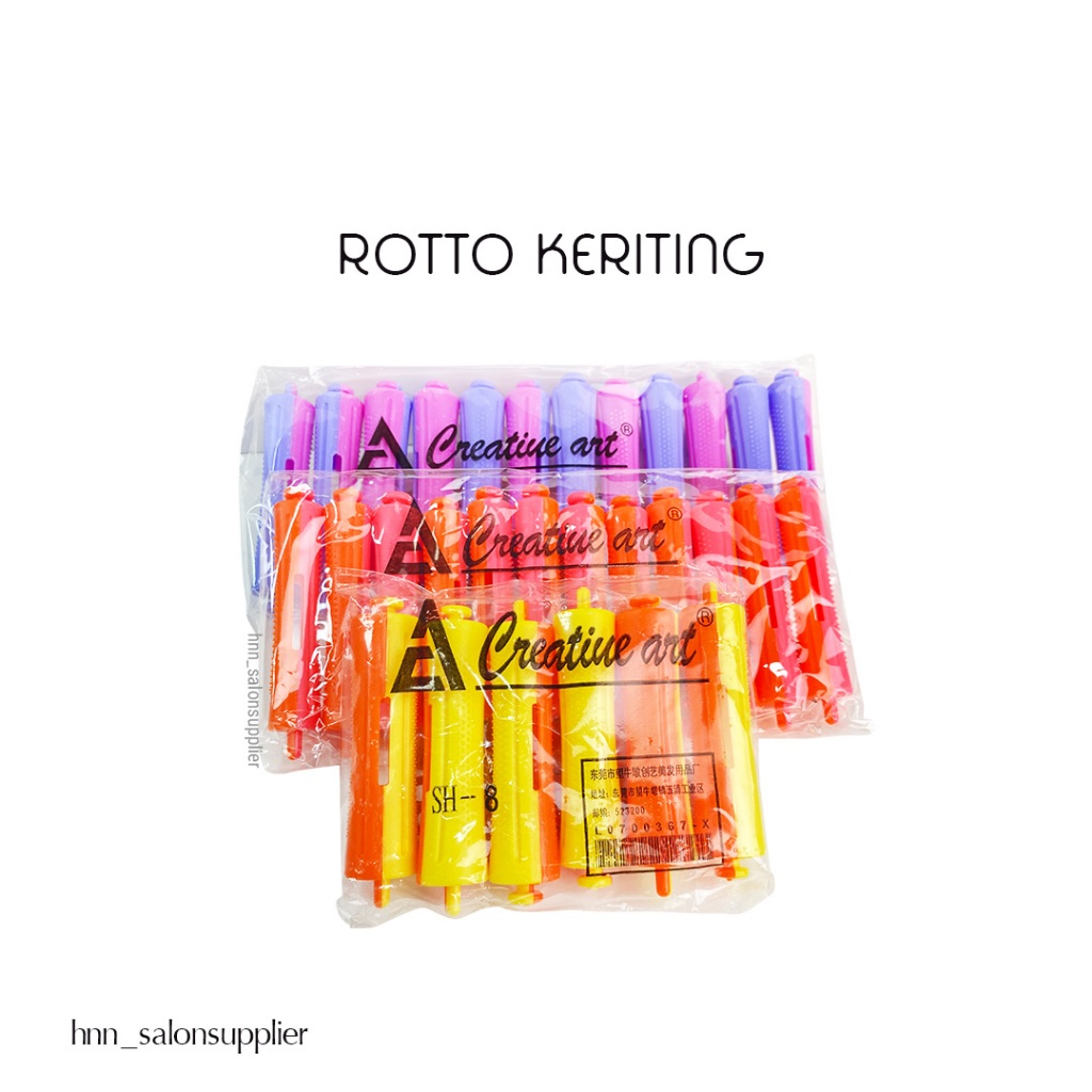 Jual Roll Rotto Rol Rambut Keriting Salon isi 12 pcs | Shopee Indonesia