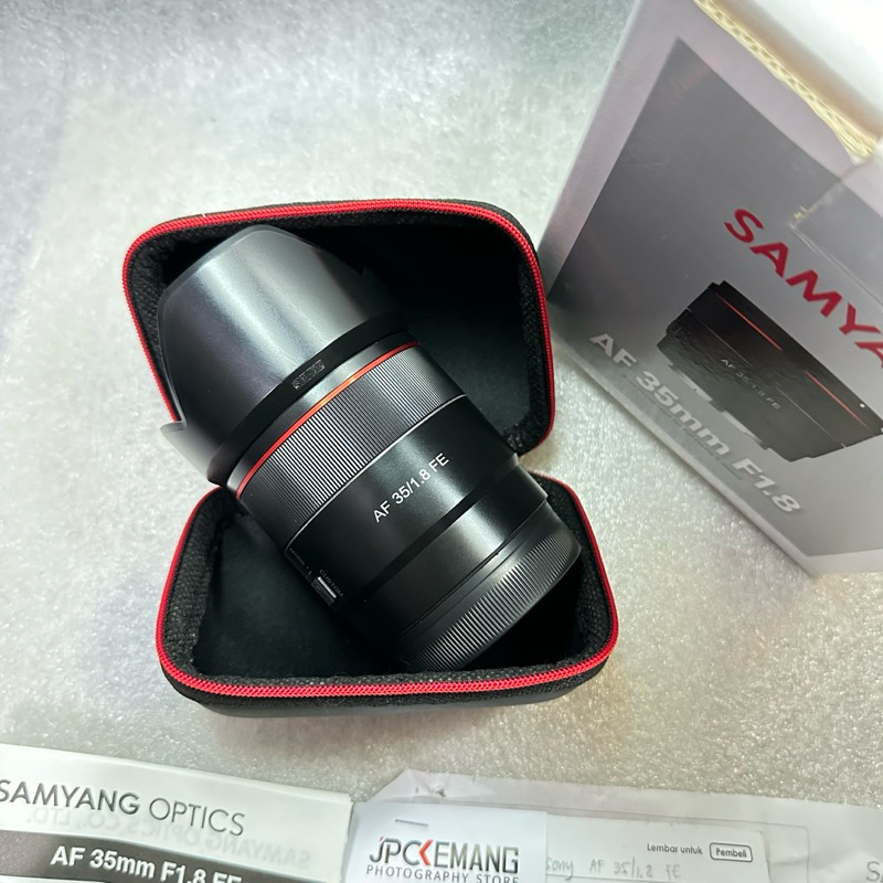 Jual SAMYANG AF 35mm F1.8 FE SONY FULLFRAME BISA APSC BISA FULLSET ...