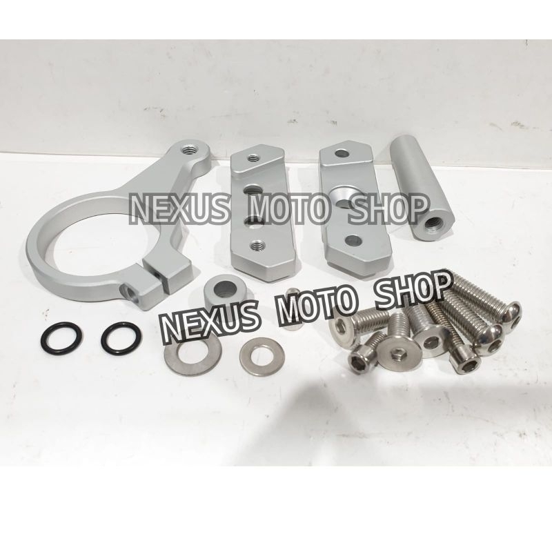 Jual breket stabilizer stang r15 new bracket steering damper new R15 V3 ...