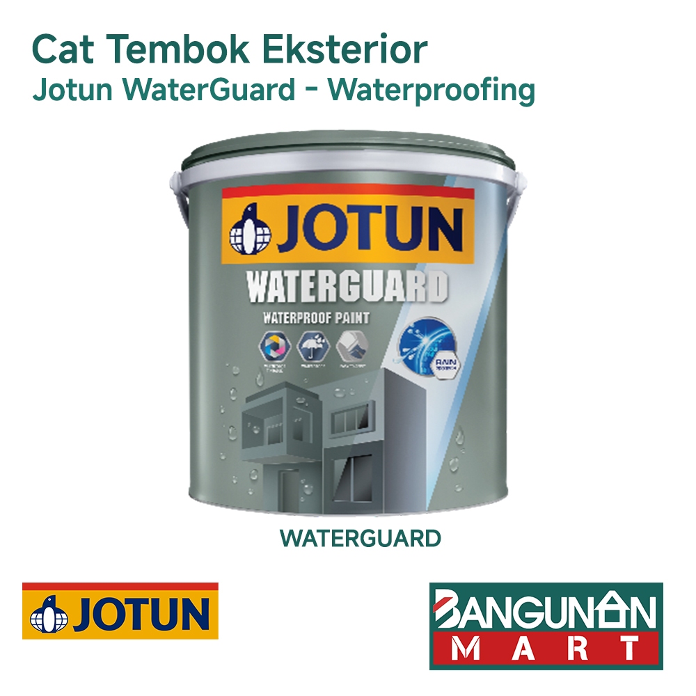 Jual Cat Waterproofing Jotun Waterguard 15 Liter Cat Tembok Eksterior Warna Tinting Shopee 4665