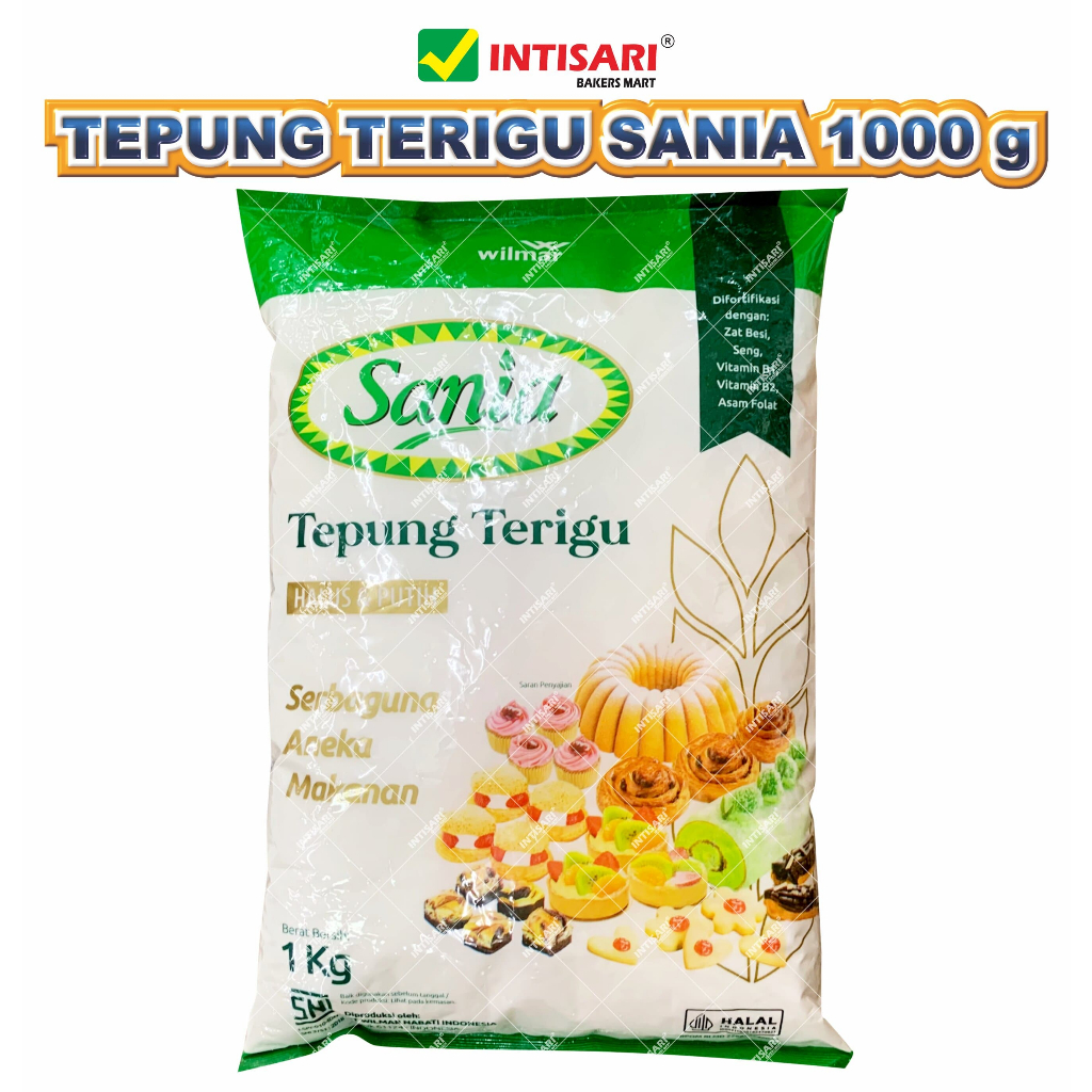 Jual TEPUNG TERIGU SANIA 1000 G | Shopee Indonesia