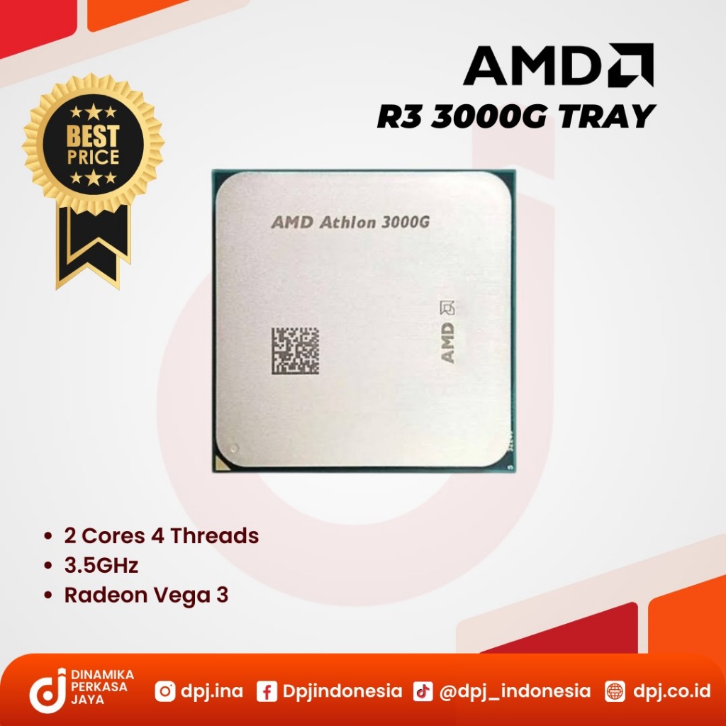 Jual PROCESSOR AMD RYZEN 7 5700X R5 5600G R5 5500 R5 4600G R3 3000G ...