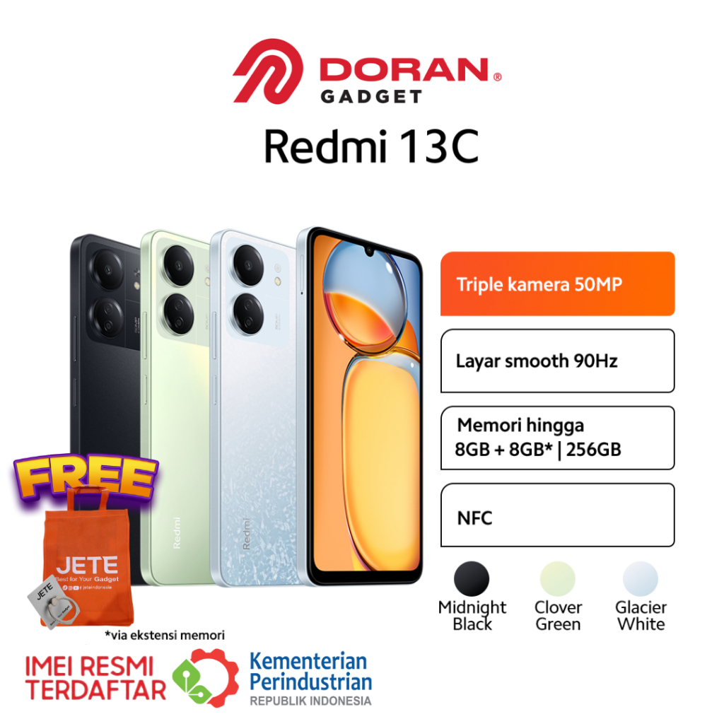 Jual Xiaomi Redmi 13C 6/128GB 8/256GB RAM 6GB 8GB ROM 128GB 256GB ...