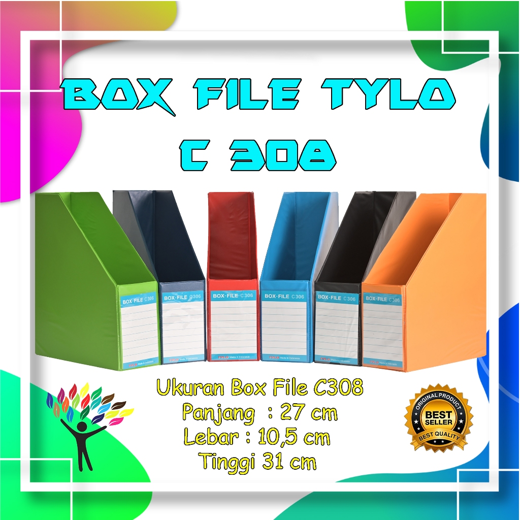 Jual Box FileTylo C308/tempat file/tempat dokumen/tempat buku/majalah