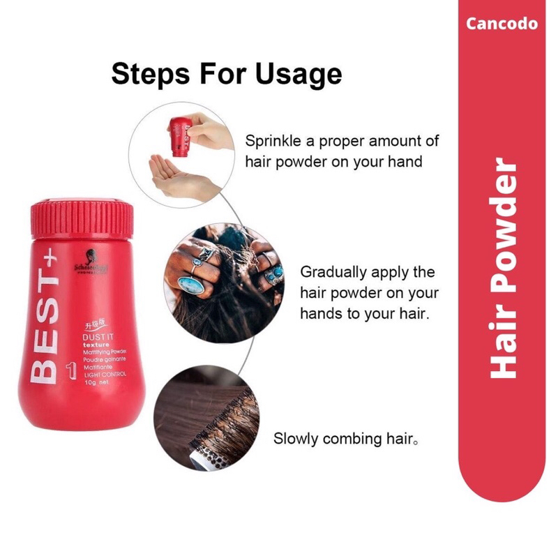Jual Hair Powder Pria Hairstyling Texture Mattifying Rambut Pria Bubuk ...