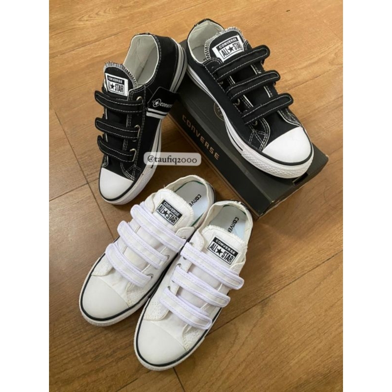 Sepatu Converse Velcro Pria Wanita Anak