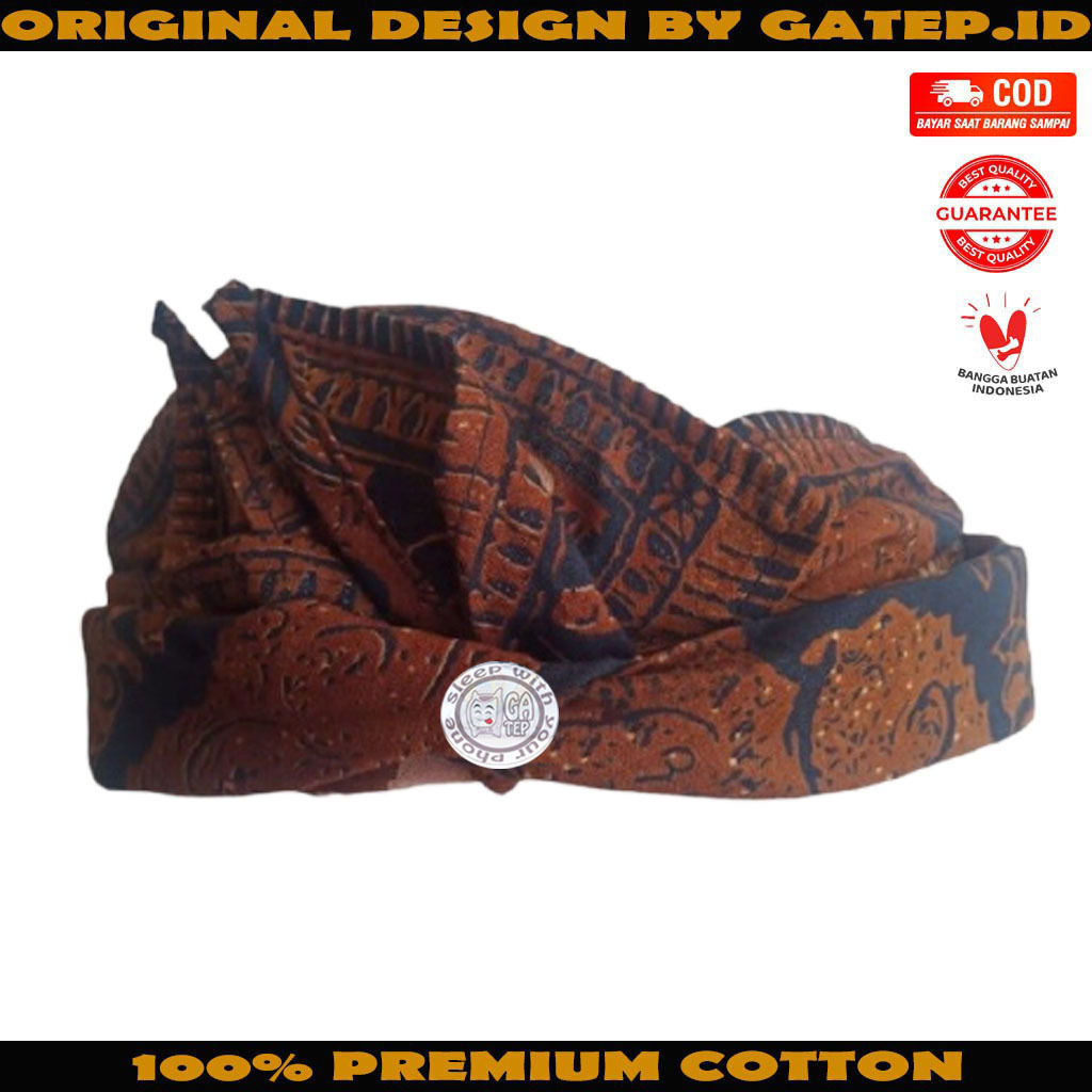 Jual Udeng Janggar Nayah Sibakan Batik Setengah Jadi / Ikat Kepala Khas