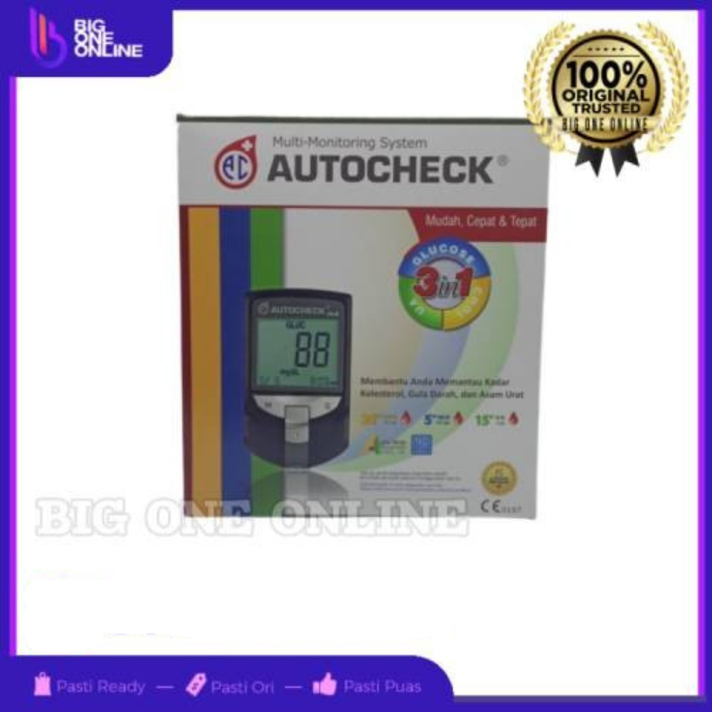 Jual AUTOCHECK Device 3in, Alat Cek Autocheck Gula Darah, Kolesterol ...