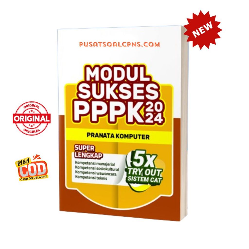 Jual Buku Pppk Pranata Komputer 2024 Buku P3k Pranata Komputer 2024