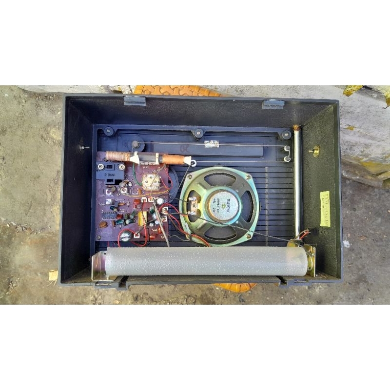 Jual radio besar TELESONIC SW MW kondisi ON klasik vintage jadul kuno ...