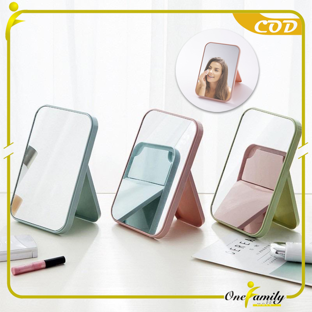 Jual ONE-K89 Kaca Rias Make Up Beauty Mirror Cermin Lipat Persegi ...