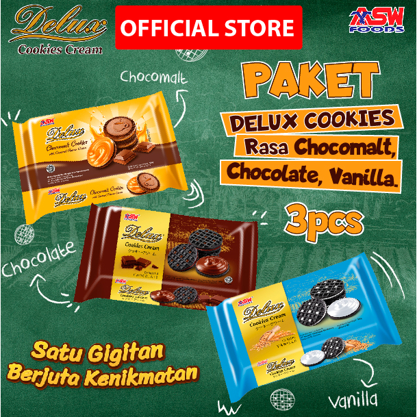 Jual PAKET DELUX COOKIES - 1 ( 3 PCS ) | Shopee Indonesia