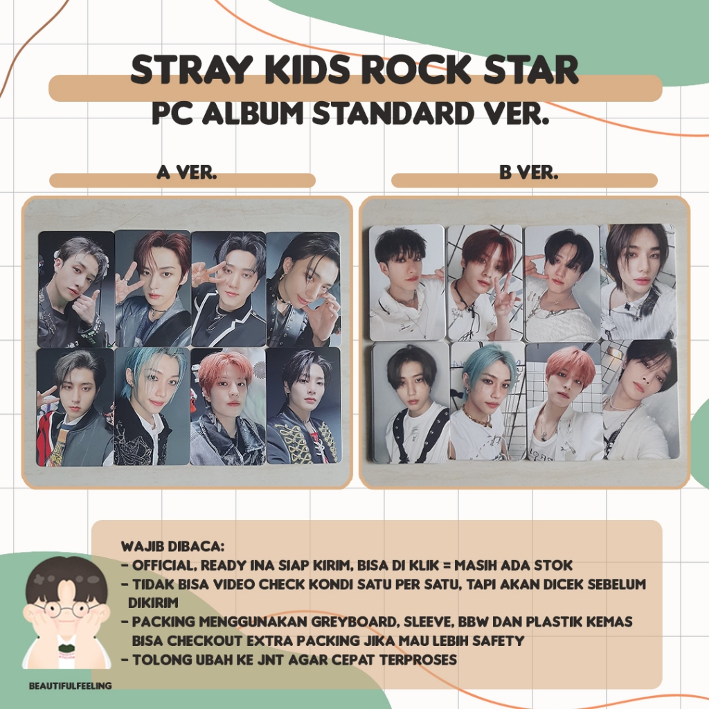 Jual WAJIB BACA DESKRIPSI - OFFICIAL STRAY KIDS SKZ STANDARD PC ...