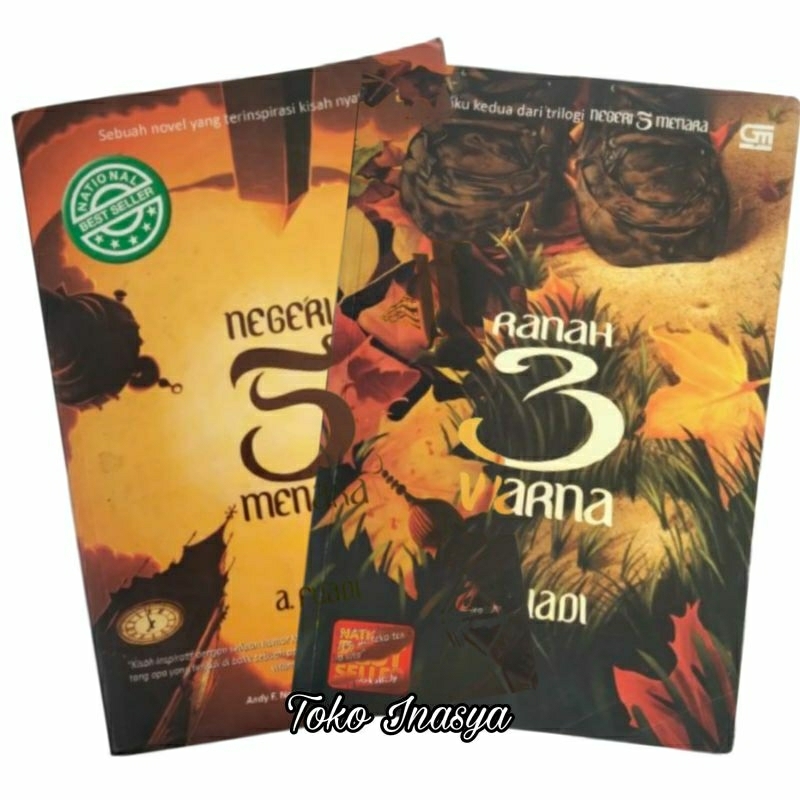 Jual Novel Negeri 5 Menara Ranah 3 Warna By A Fuadi Original Shopee Indonesia 