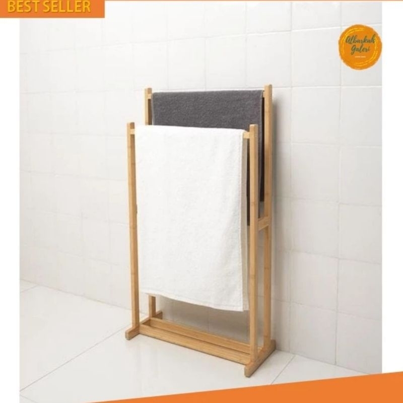 Jual PROMO Rak handuk kayu estetik murah | Shopee Indonesia