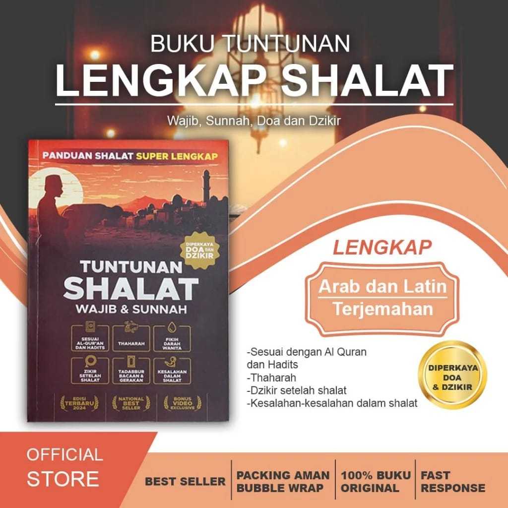 Jual Buku Tuntunan Shalat Lengkap Wajib Dan Sunnah Sesuai Sunnah Nabi