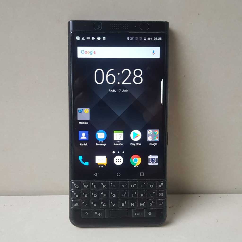 Jual Blackberry Keyone Black Edition Ram 4gb Internal 64gb Nfc Dual Sim