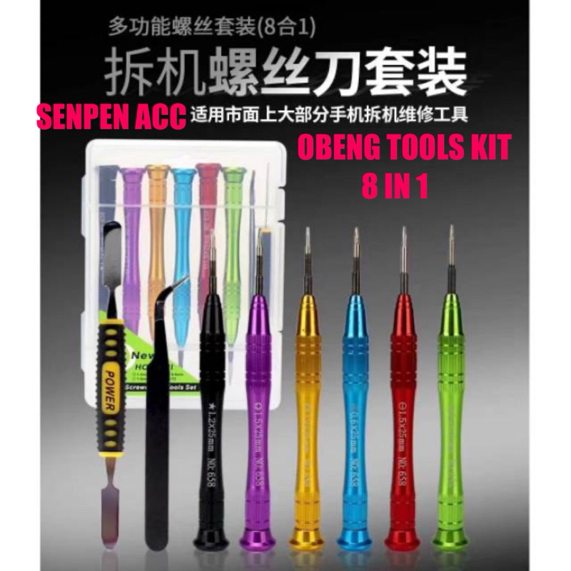 Jual OBENG TOOLS KIT 8 IN 1 | Shopee Indonesia