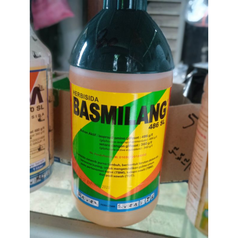 Jual Basmilang 486 Sl 1 Liter Herbisida Basmilang Racun Rumput