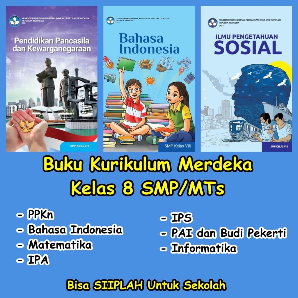 Jual Buku Kurikulum Merdeka Kelas 8 Smp Mts Shopee Indonesia