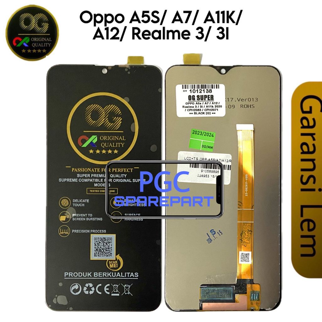 Jual Lcd Touchscreen Fullset Oppo A5s Ax5s A7 A12 A11k Realme