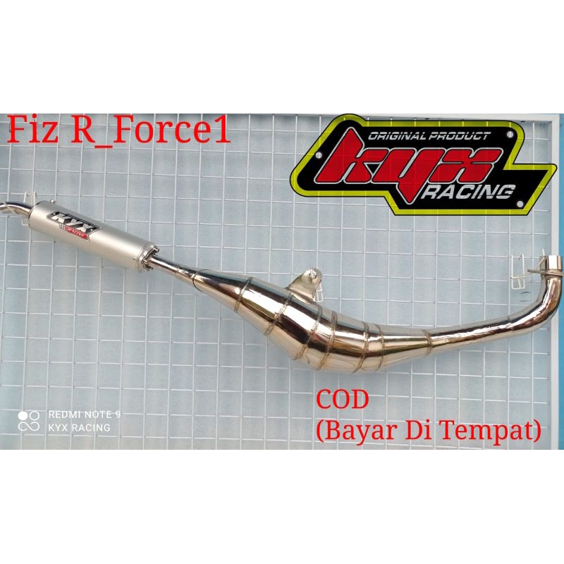 Jual knalpot yamaha fizr, fiz dan force 1 type BM POWER | Shopee Indonesia