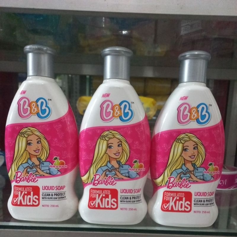 Jual B&B Barbie Liquid Soap 250ml | Shopee Indonesia