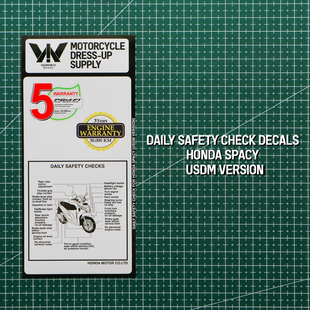 Jual Sticker detail/Warning Decals/Sticker Warning/Stiker pelengkap ...