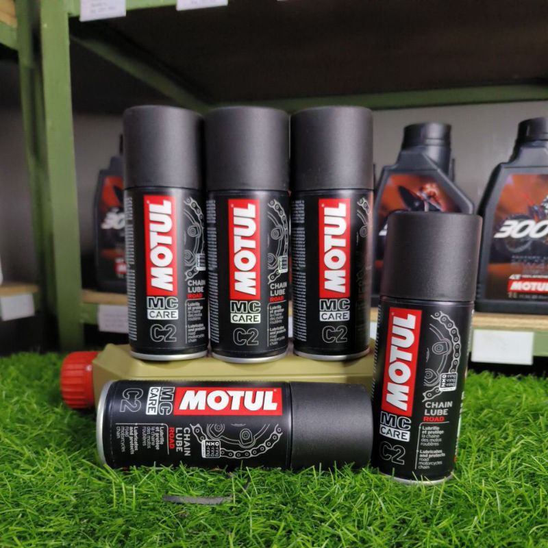 Jual MOTUL C2 CHAIN LUBE ROAD 150ML PELUMAS RANTAI (100% ORIGINAL ...