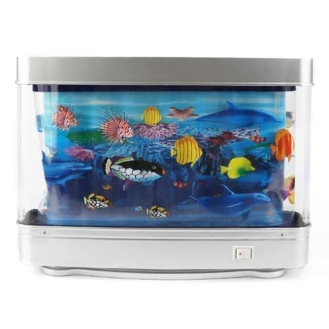Jual Frutiger Aero Fish Lamp Seabed World Lamp Lighting Move/Aquarium Ikan Shopee Indonesia