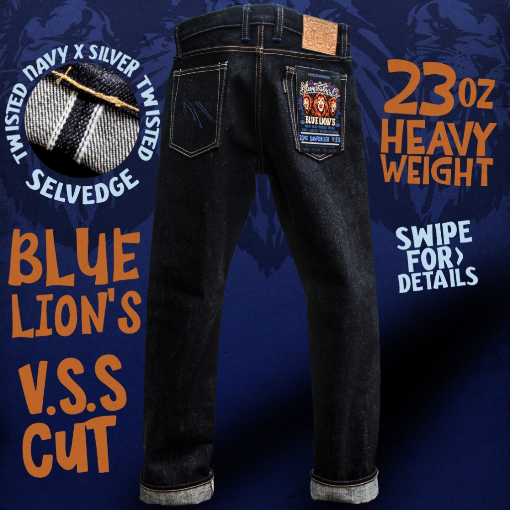 Heavyweight Denim Oz Denim M1801 (001) 17oz Heavy Gauge Jeans Slim