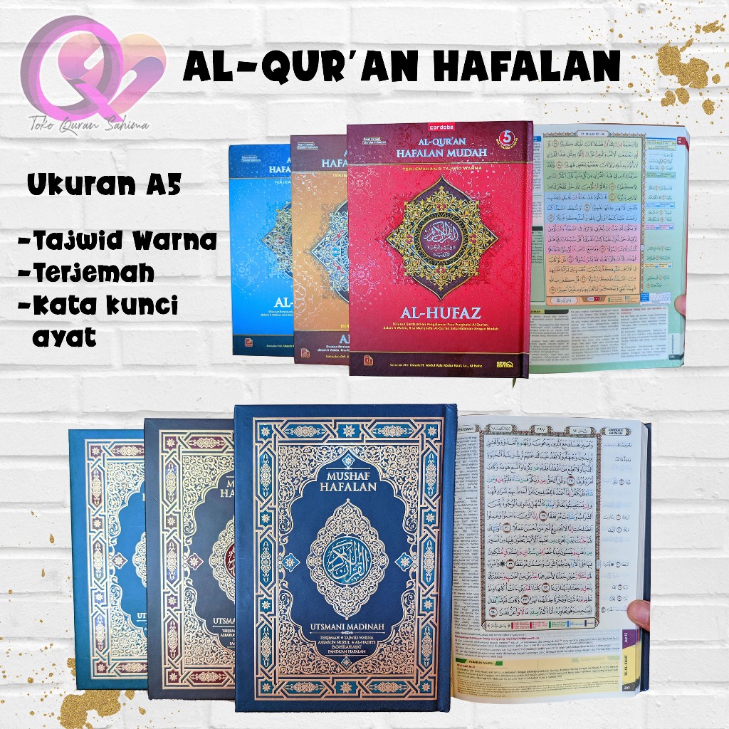 Jual Al Quran Hafalan Ukuran A5 Sedang Hafazan Hafalan Mudah | Shopee ...