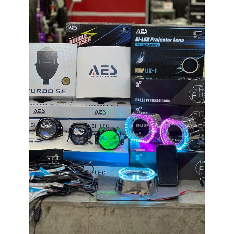 Jual DEMON RGB DEVIL RGB 12 LED DAN SHROUD RGB AES TURBO BILED 2.5 INCI ...