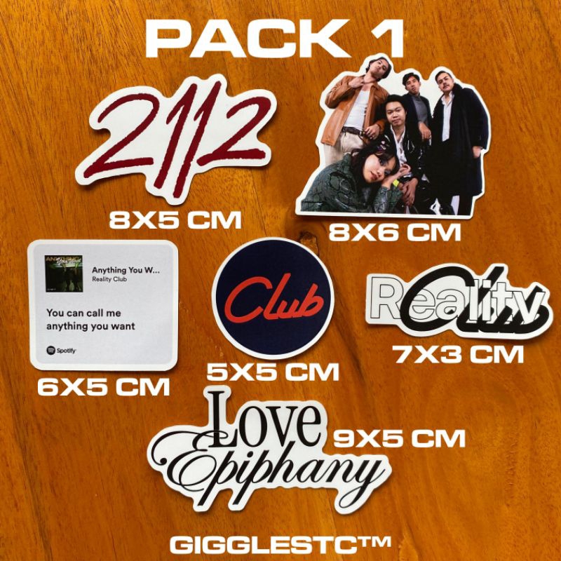 Jual Sticker Pack REALITY CLUB | Shopee Indonesia