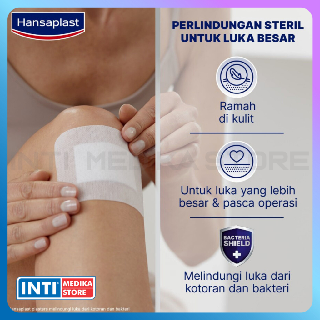 Jual HANSAPLAST - Plester Luka Besar SENSITIVE Steril XL XXL ECER ...