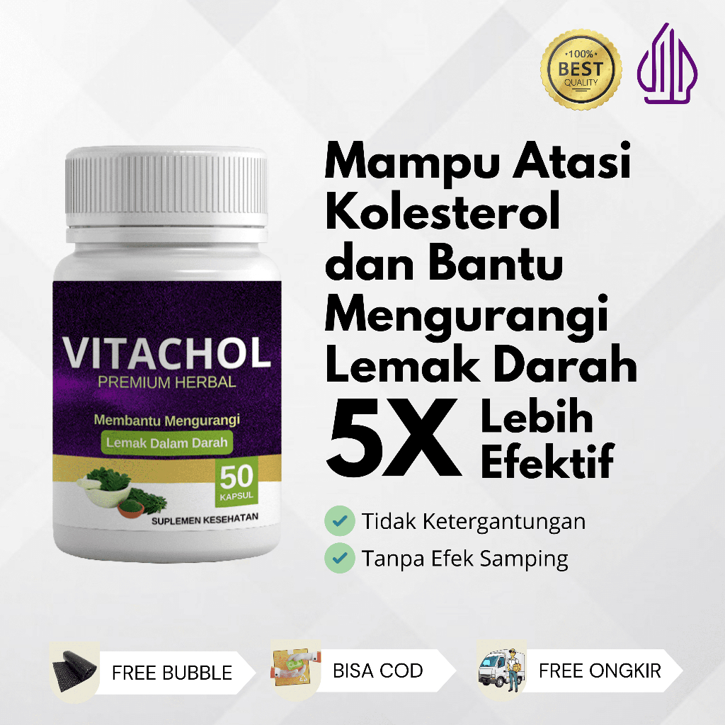 Jual VITACHOL - Obat Herbal Penurun Kolesterol Tinggi Kolestrol Darah ...