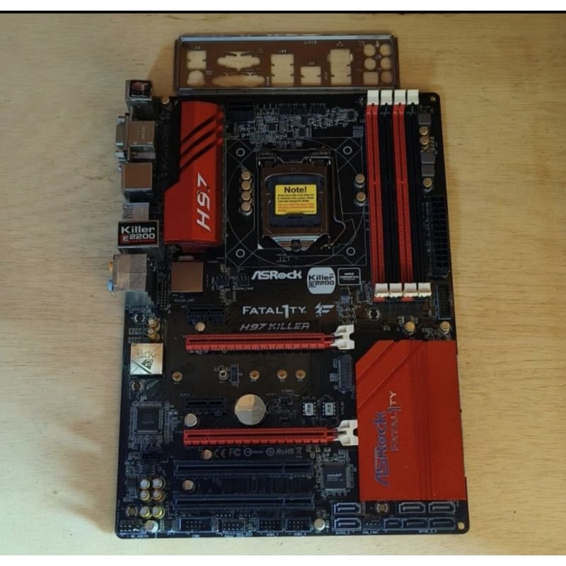Jual MOTHERBOAD ASROCK FATALITY H97 KILLER, LGA 1150, M.2 SATA | Shopee ...