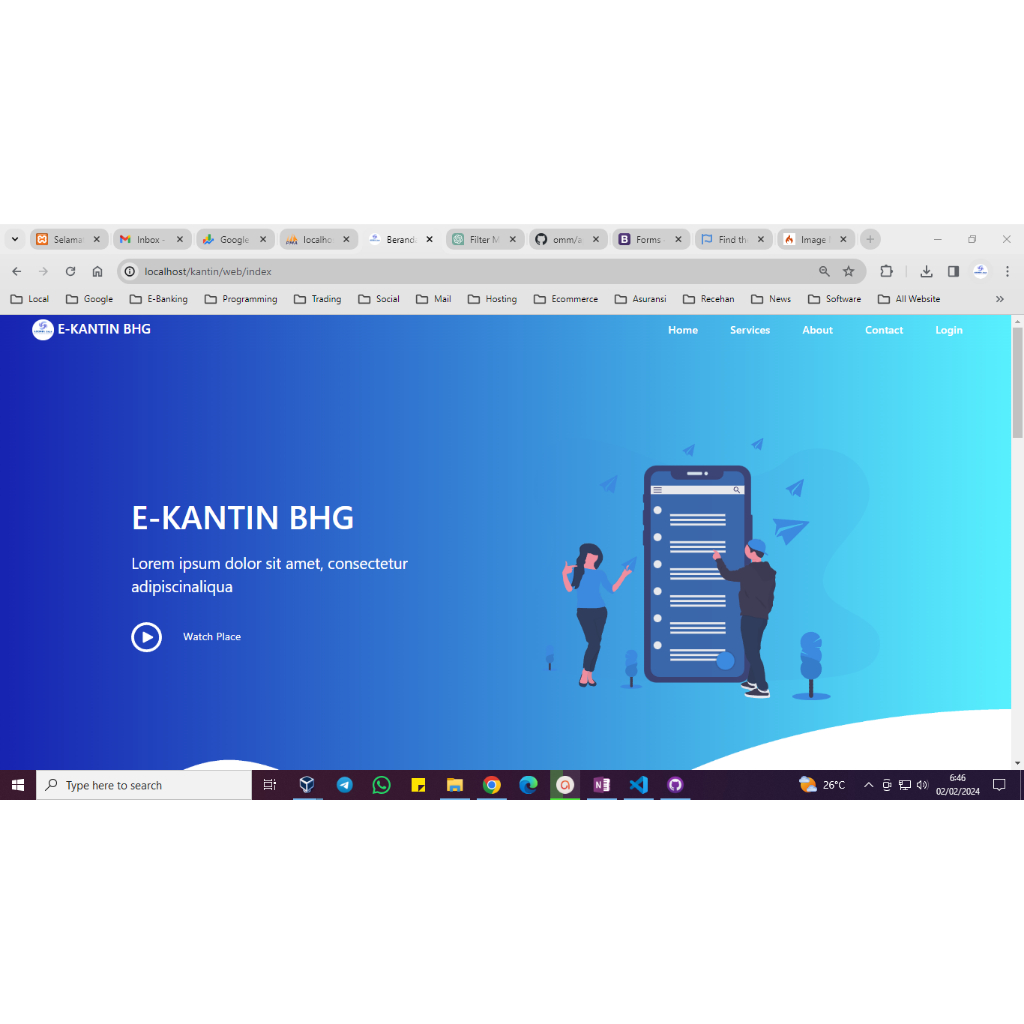 Jual Sistem Informasi E-Kantin | Shopee Indonesia