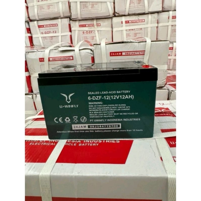 Jual AKI SEPEDA LISTRIK/BATERAI SEPEDA LISTRIK UWINFLY TIANNENG 12V