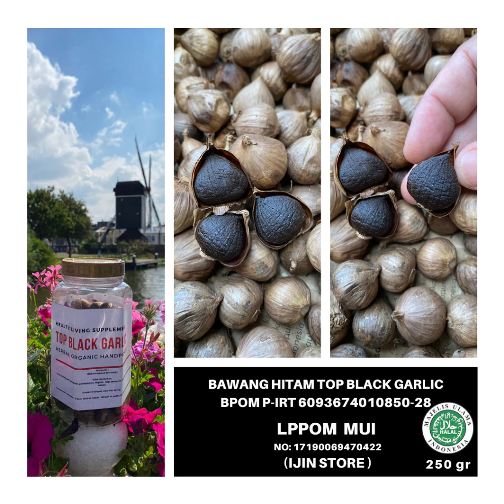 Black Garlic Bawang Hitam Tunggal 250gr