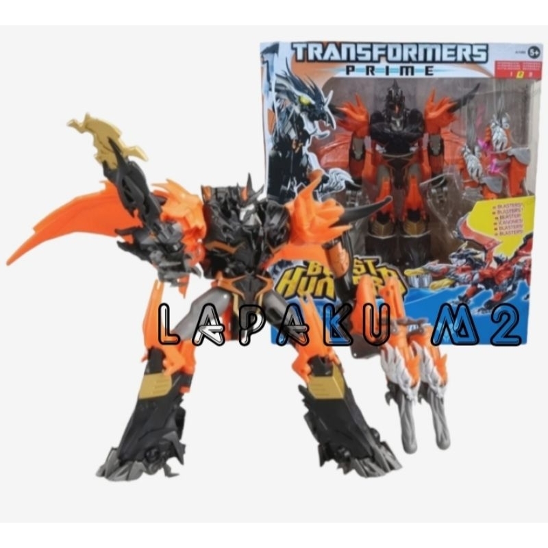 Jual Action Figure Tranformers Prime Voyager Class Predaking | Shopee ...