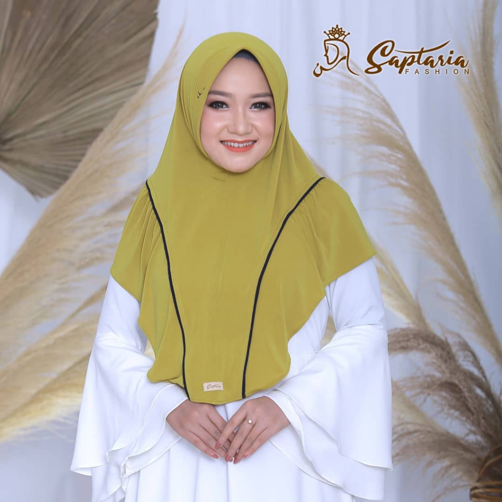 Jual Hijab Bergo Naura By Saptaria - Bahan Twist Premium - Simpel Dan ...