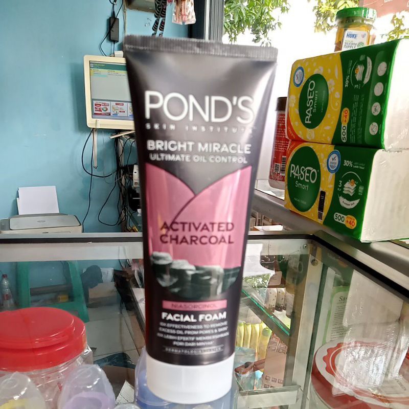 Jual Ponds Facial Foam Hitam 100ml Kemasan Baru Shopee Indonesia