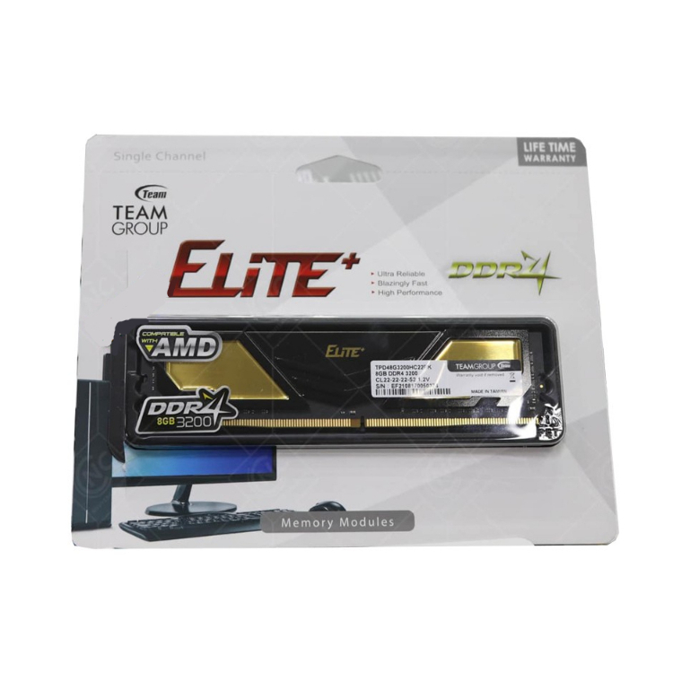Jual Memory Ram Longdimm Team Elite Plus ddr4 8gb 3200MHz | Shopee ...
